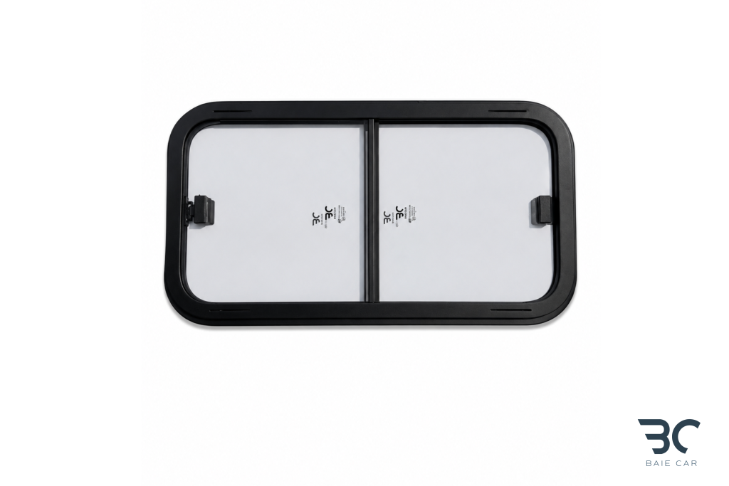 Ventana corredera 1000 x 450 mm aberturas dobles horizontal